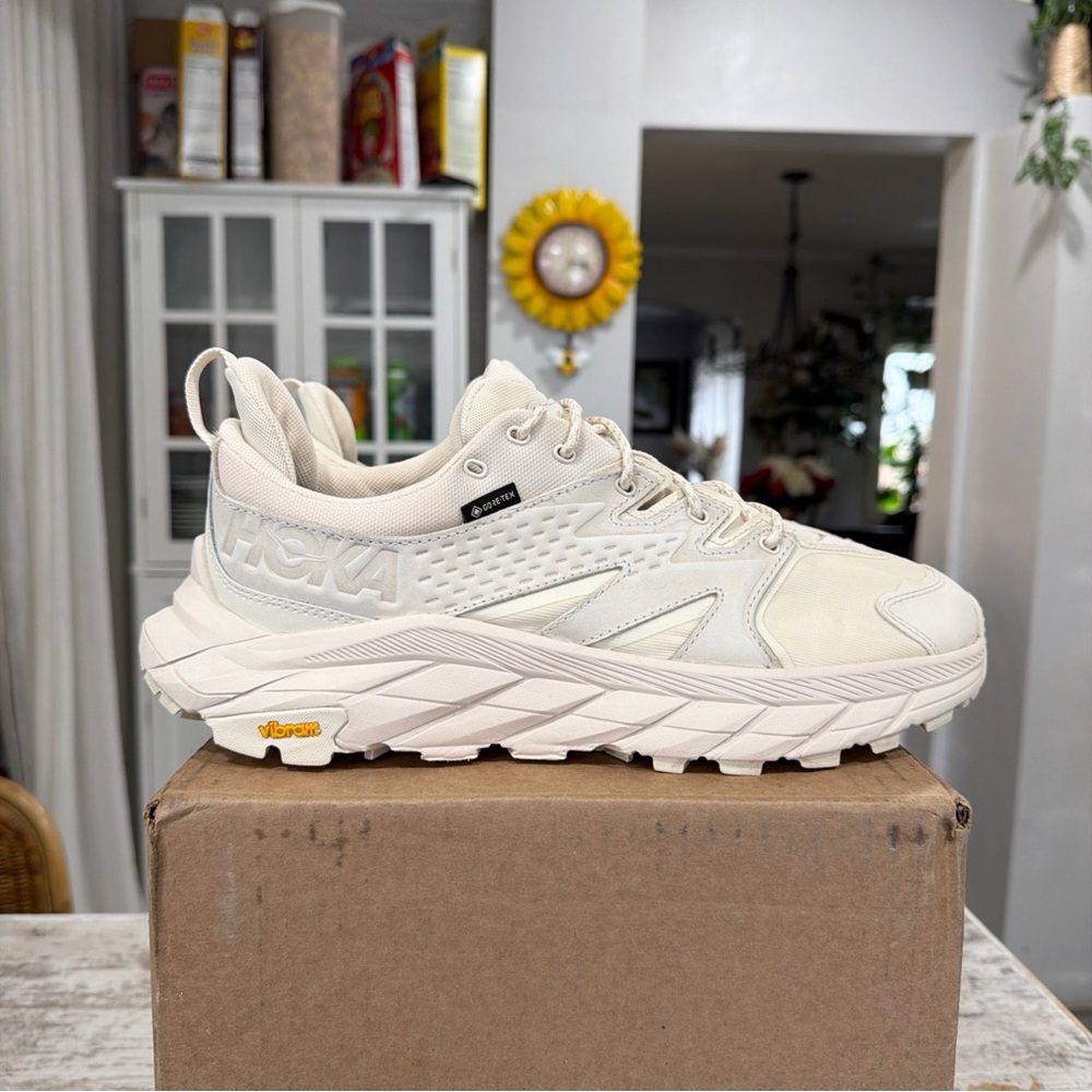 Women’s Size 11 - Hoka One One Anacapa Low GORE-TEX GTX Eggnog Shifting Sand